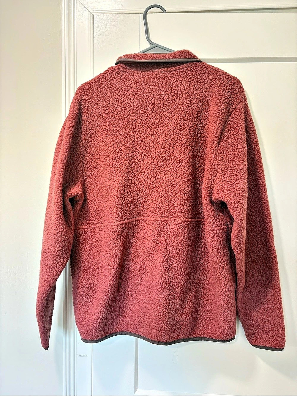 Patagonia Retro Pile Marsupial Pullover Pink Large - Picture 2 of 5